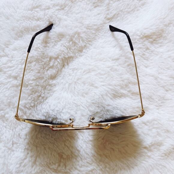 Tommy Gold Minimalist Aviator Sunglasses - Picture 6 of 11